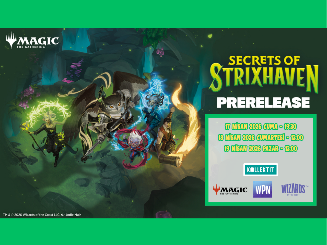 MTG Secrets Of Strixhaven Prerelease Weekend ( 17-18-19 Nisan )