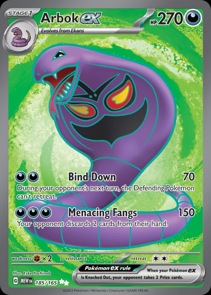 Arbok ex 185/165 - Scarlet&Violet 151
