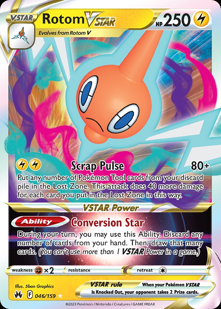 Rotom VSTAR 046/159 - Crown Zenith