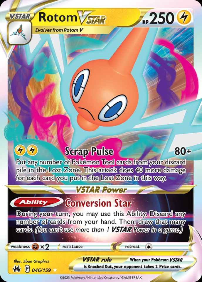 Rotom VSTAR 046/159 - Crown Zenith