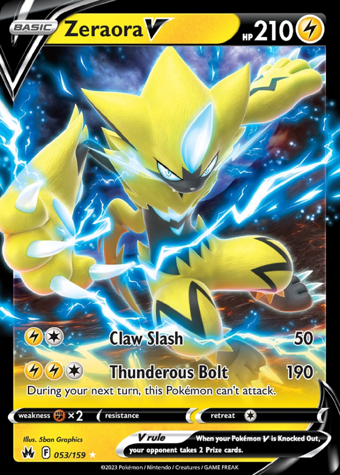 Zeraora V 053/159 - Crown Zenith