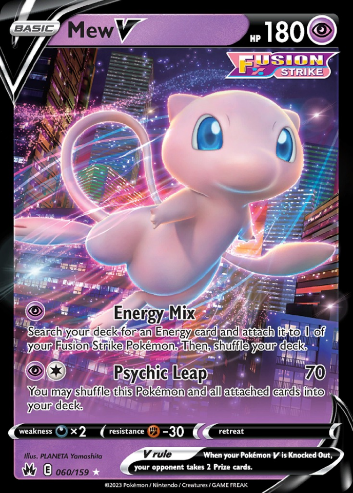 Mew V 060/159 - Crown Zenith