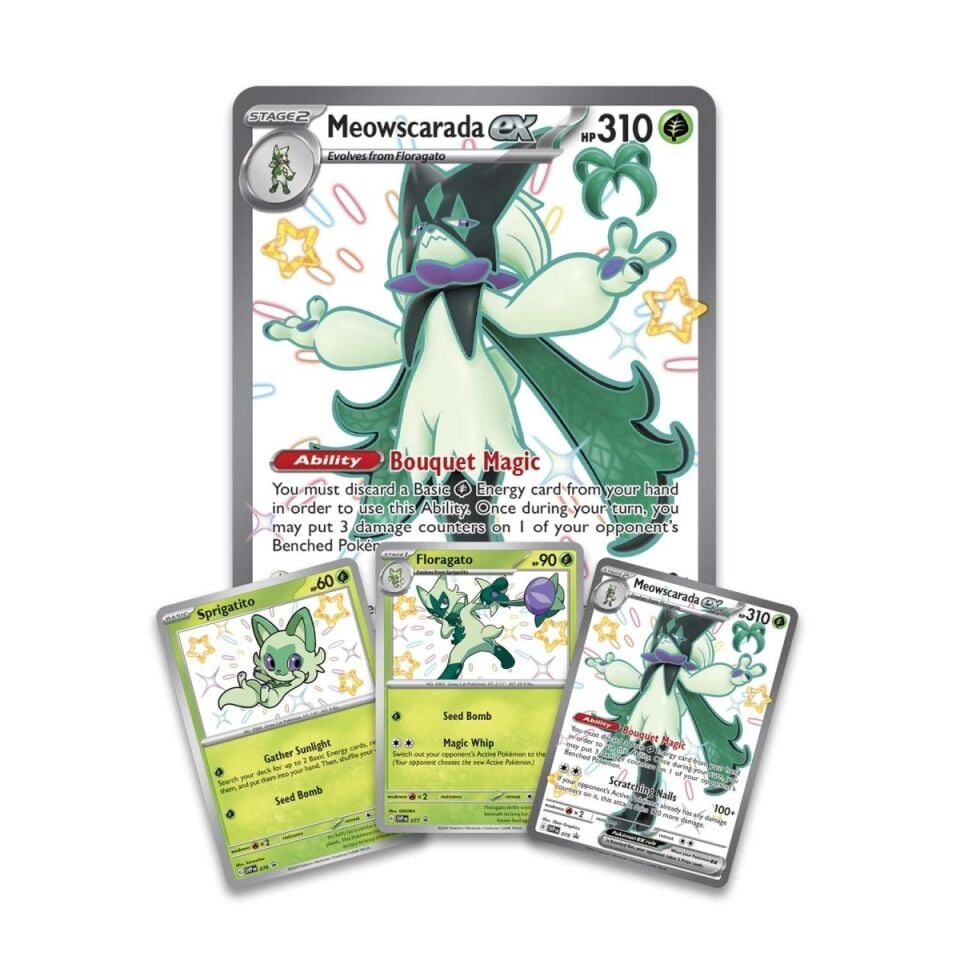 Pokémon -  Scarlet & Violet-Paldean Fates Meowscarada ex Premium Collection