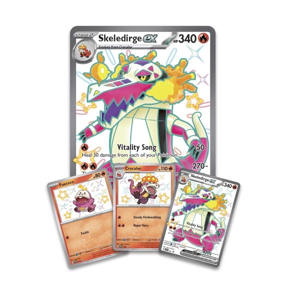 Pokémon -  Scarlet & Violet-Paldean Fates Skeledirge ex Premium Collection