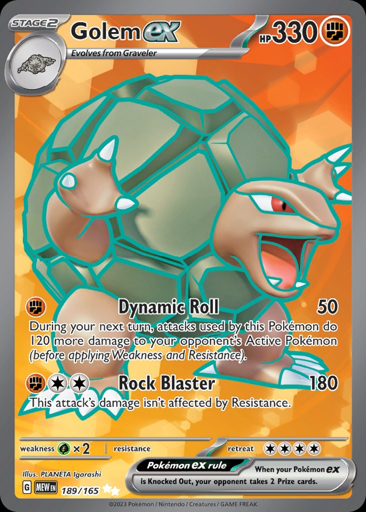 Golem ex 189/165 - Scarlet&Violet 151