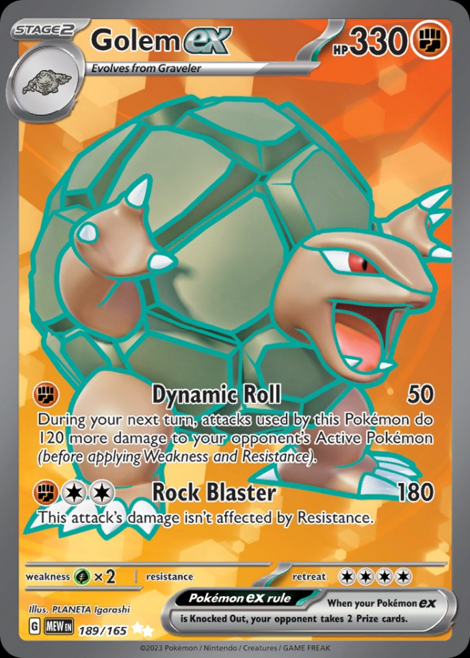 Golem ex 189/165 - Scarlet&Violet 151