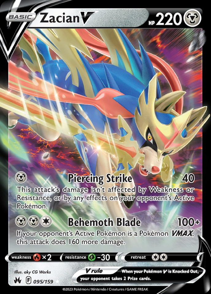 Zacian V 095/159 - Crown Zenith