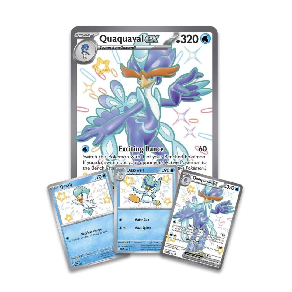 Pokémon -  Scarlet & Violet-Paldean Fates Quaquaval ex Premium Collection