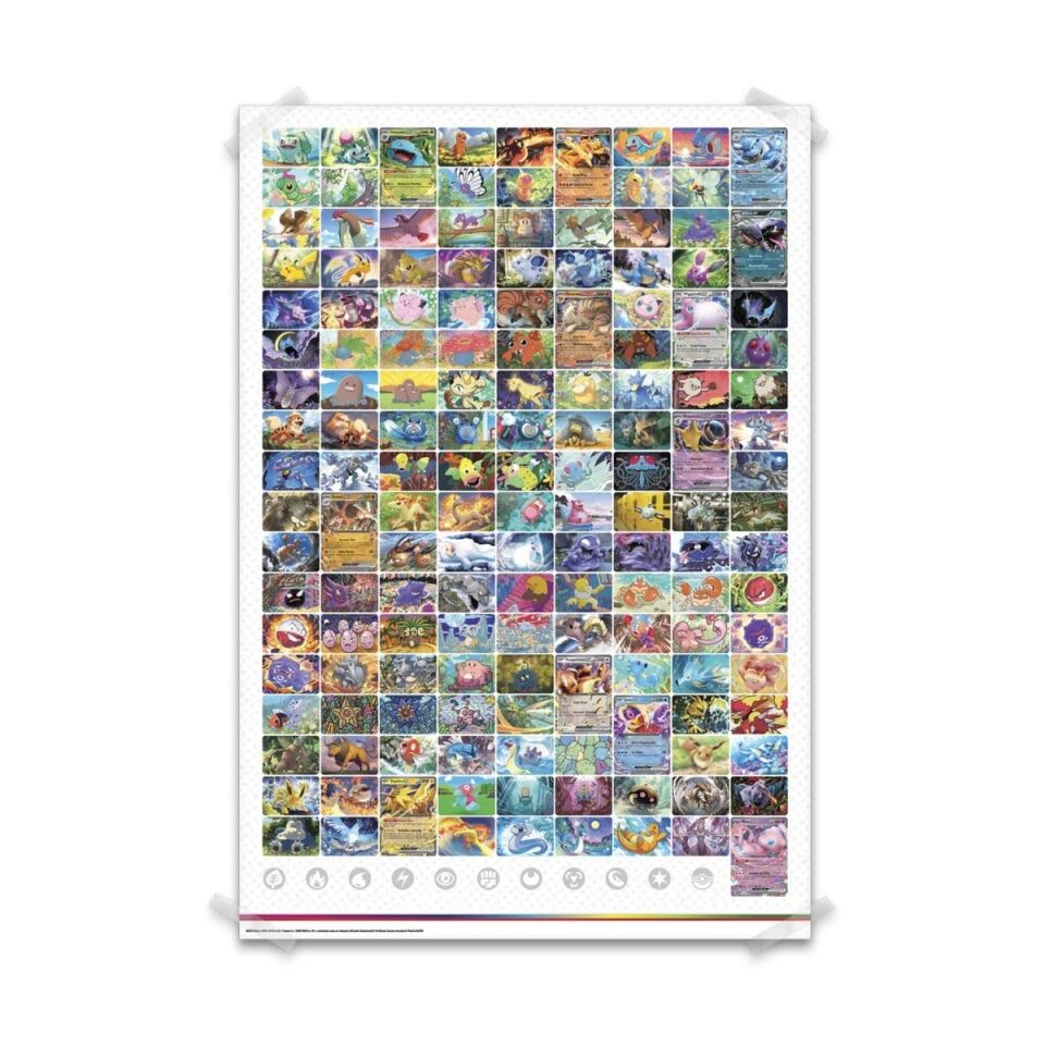 Pokémon -  Scarlet & Violet-151 Poster Collection