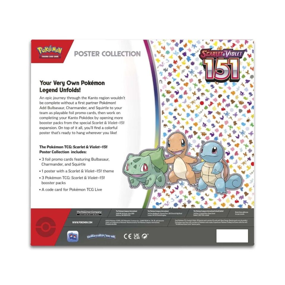 Pokémon -  Scarlet & Violet-151 Poster Collection
