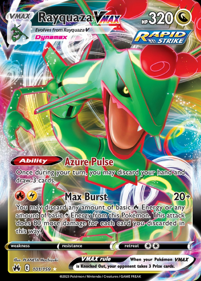 Rayquaza VMAX 101/159 - Crown Zenith