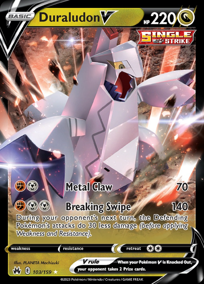 Duraludon V 103/159 - Crown Zenith