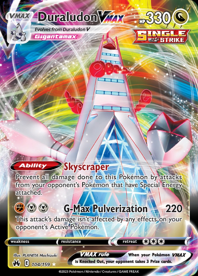 Duraludon VMAX 104/159 - Crown Zenith