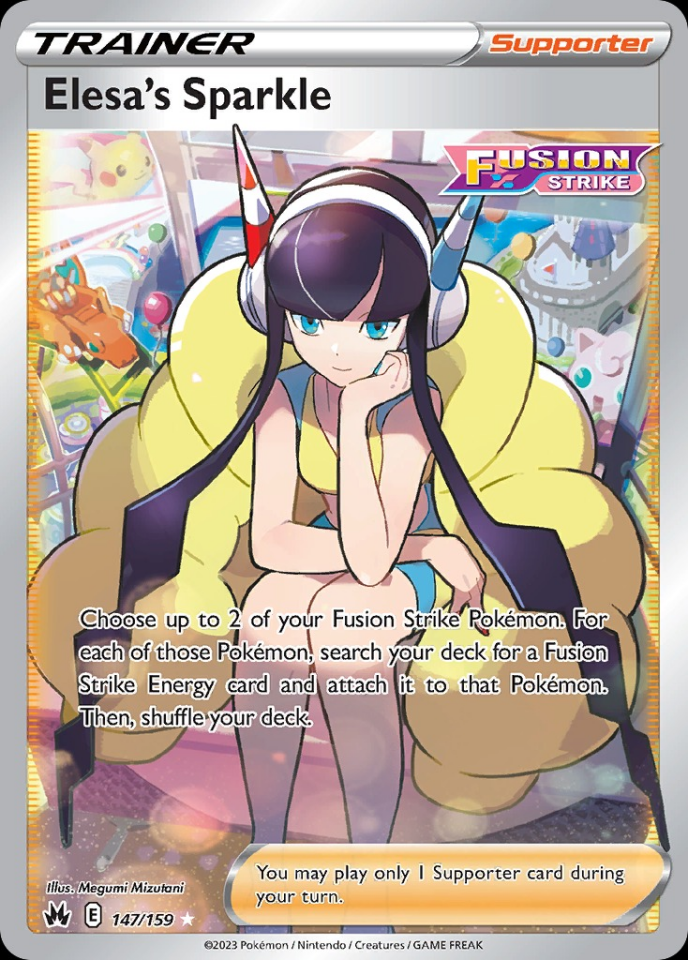 Elesa's Sparkle 147/159 - Crown Zenith