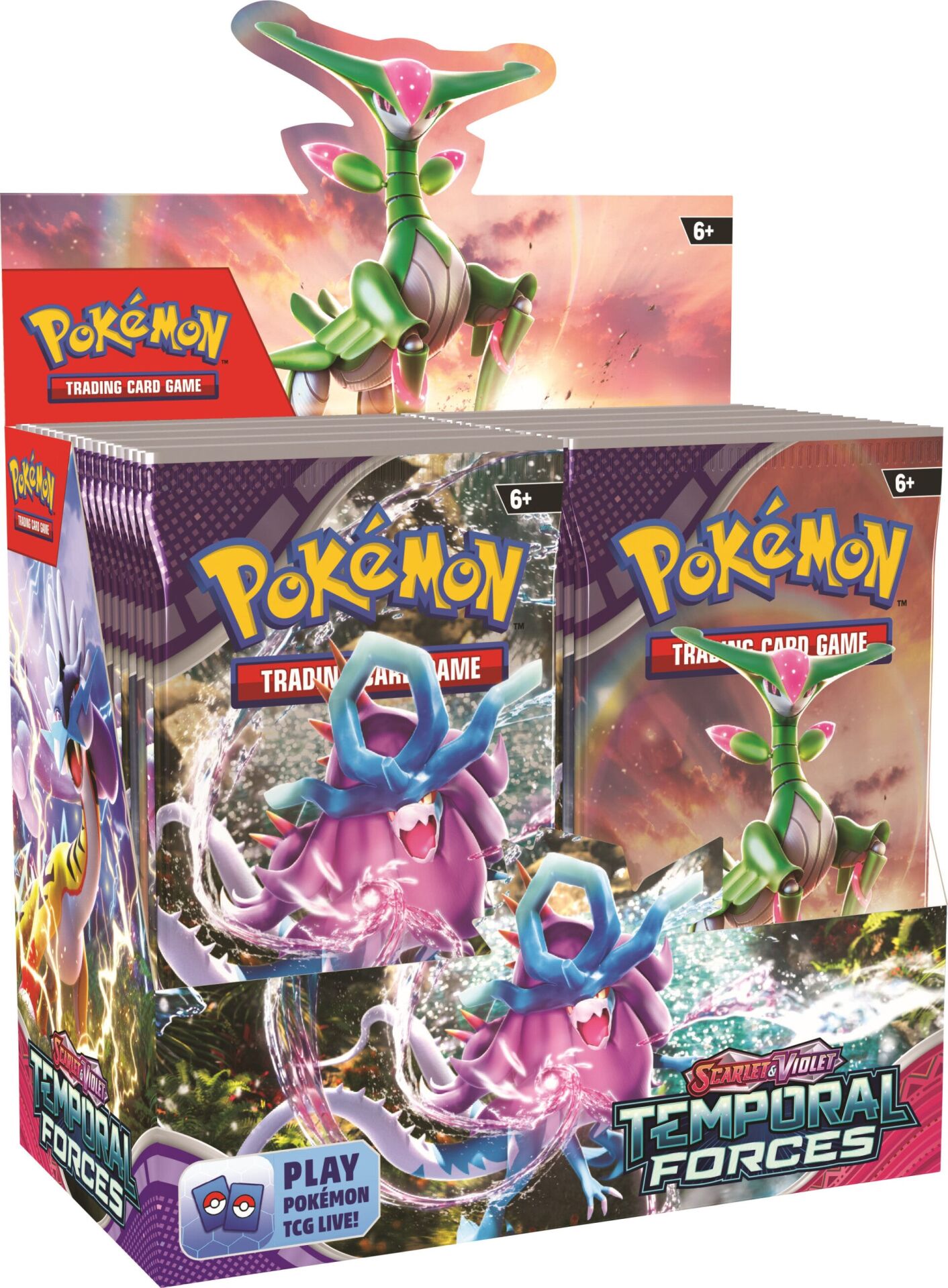 Pokémon -   Scarlet & Violet - Temporal Forces Booster Box