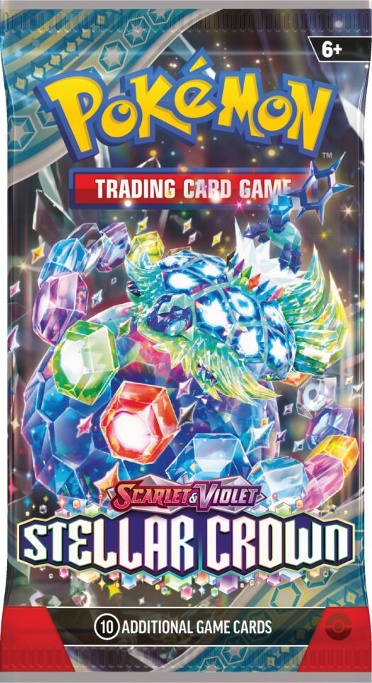 Pokémon -   Scarlet & Violet - Stellar Crown Booster Pack - TEK PAKET
