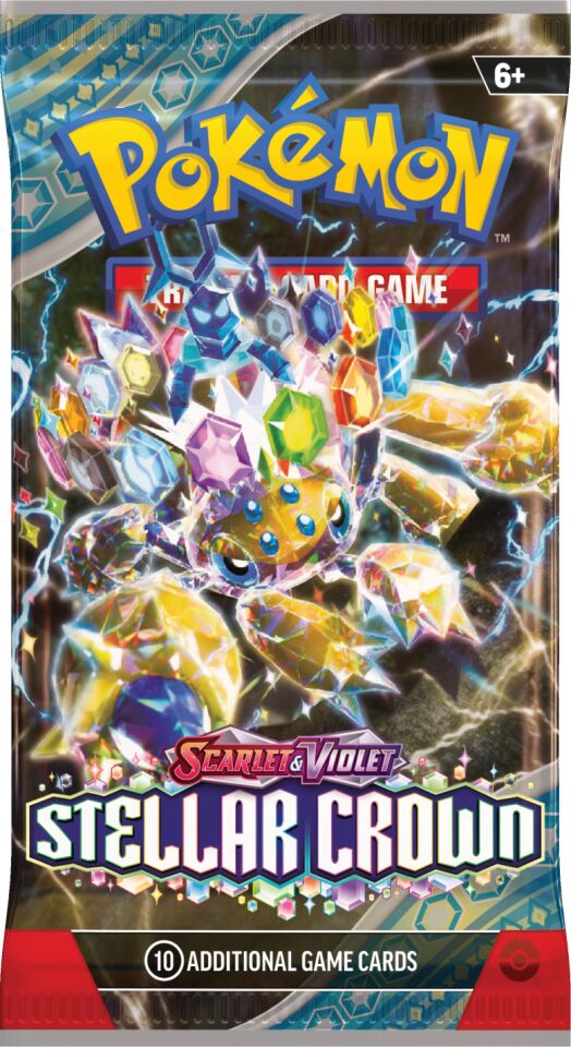 Pokémon -   Scarlet & Violet - Stellar Crown Booster Pack - TEK PAKET