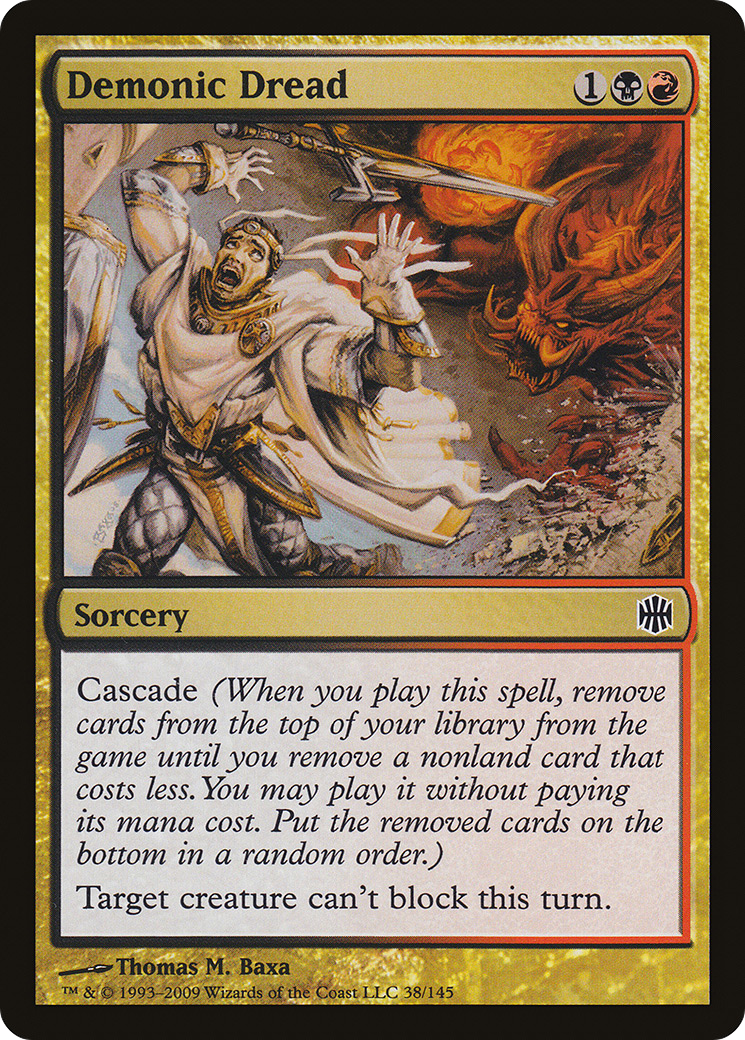 Demonic Dread ( Traditional Foil )