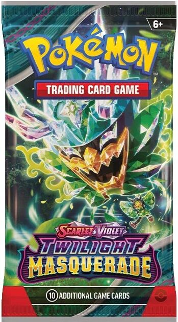 Pokémon -   Scarlet & Violet - Twilight Masquerade Booster Pack - TEK PAKET