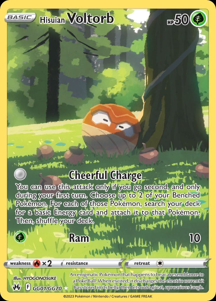 Hisuian Voltorb GG01/GG70 - Crown Zenith
