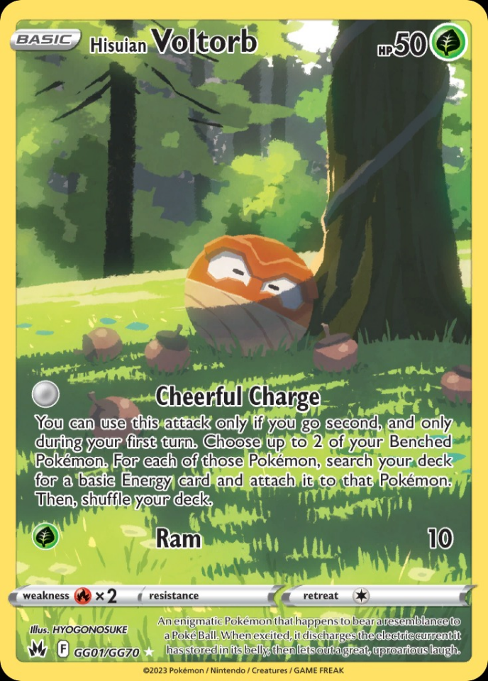 Hisuian Voltorb GG01/GG70 - Crown Zenith