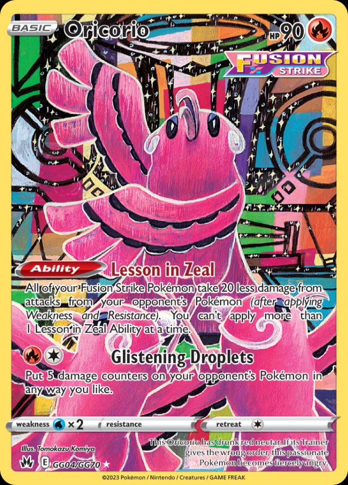 Oricorio GG04/GG70 - Crown Zenith