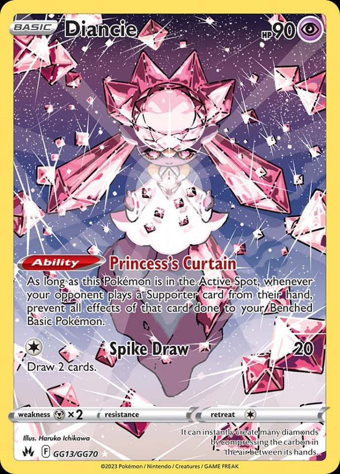 Diancie GG13/GG70 - Crown Zenith