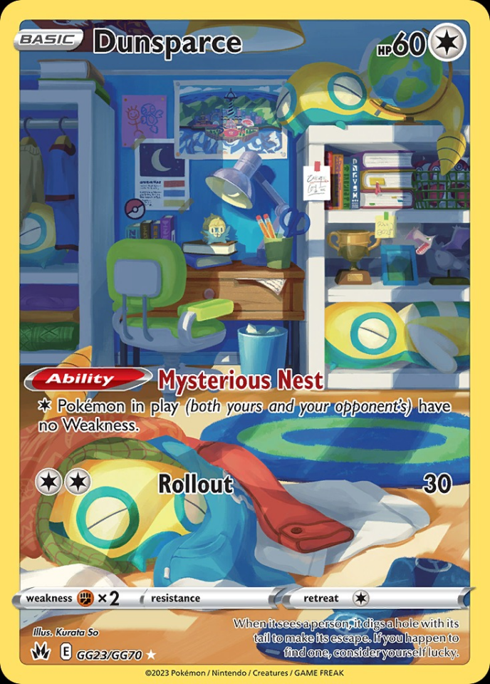 Dunsparce GG23/GG70 - Crown Zenith