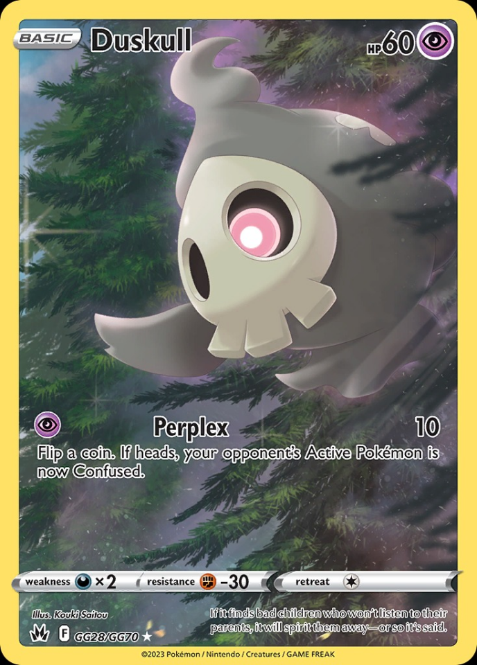 Duskull GG28/GG70 - Crown Zenith