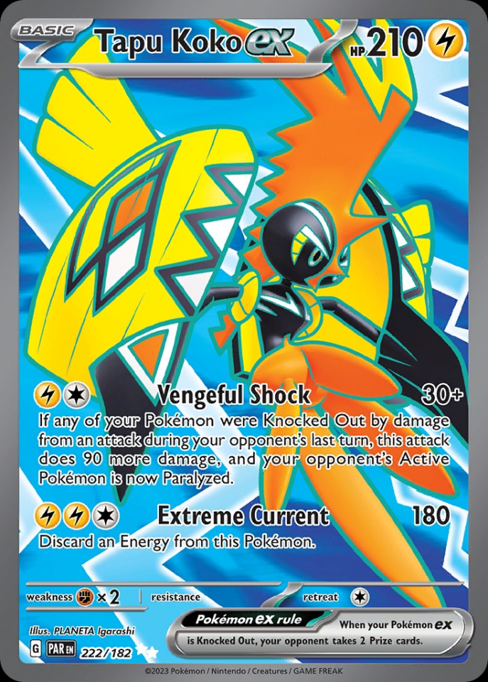 Tapu Koko ex 222/182 - Paradox Rift
