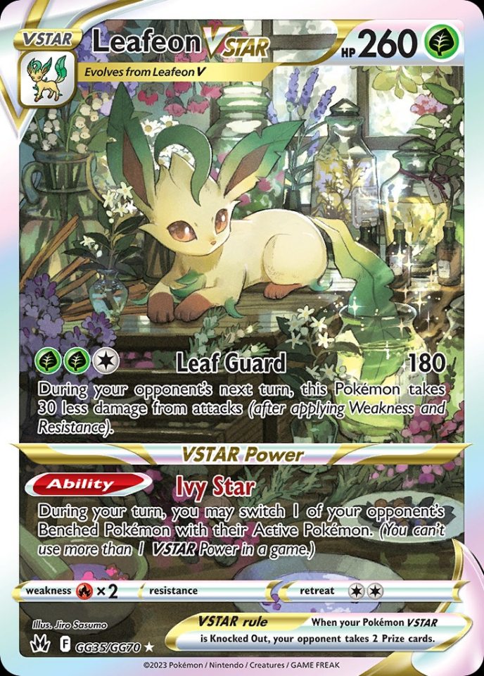 Leafeon VSTAR GG35/GG70 - Crown Zenith