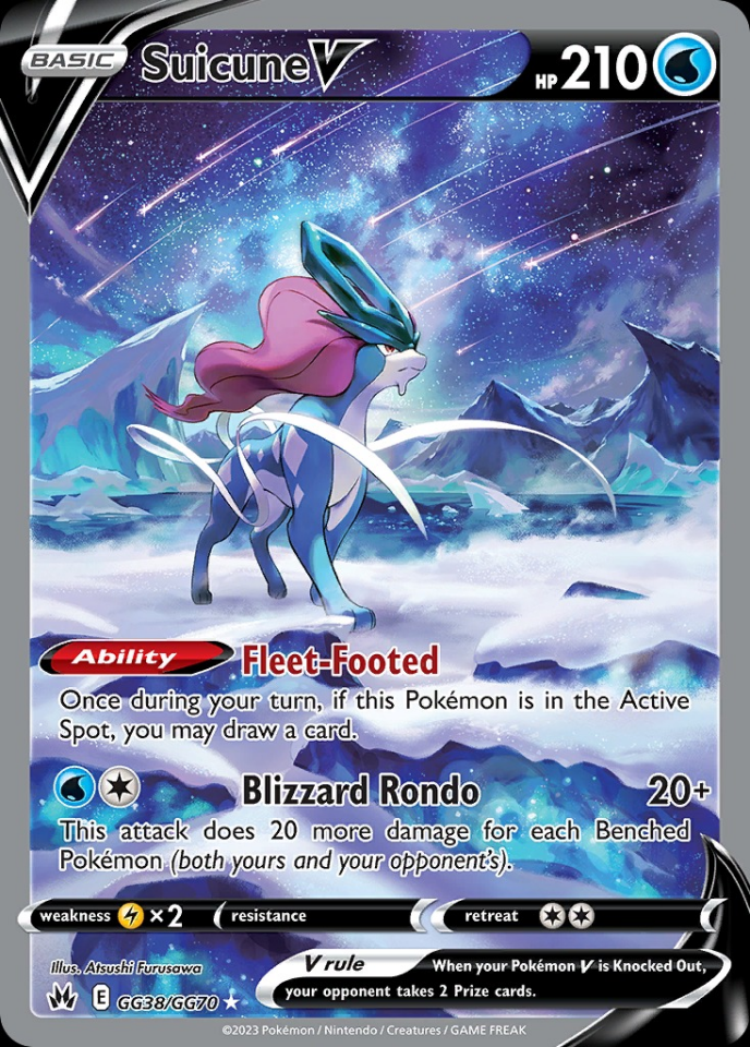 Suicune V GG38/GG70 - Crown Zenith