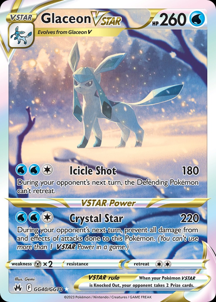 Glaceon VSTAR GG40/GG70 - Crown Zenith