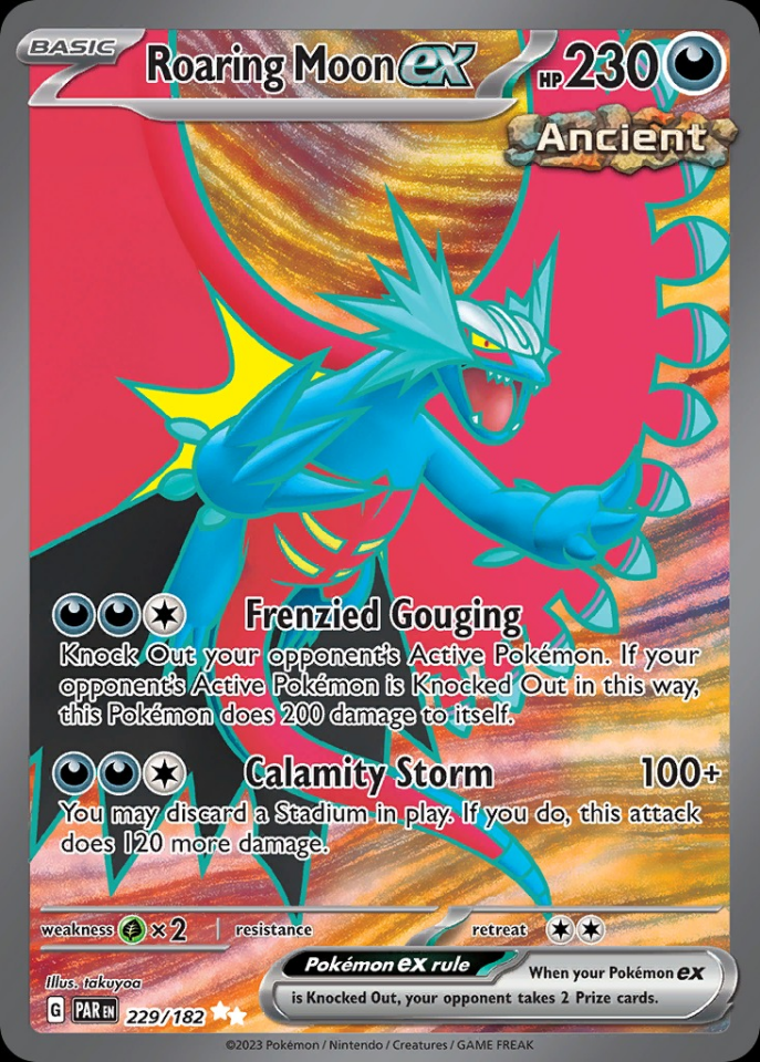 Roaring Moon ex 229/182 - Paradox Rift