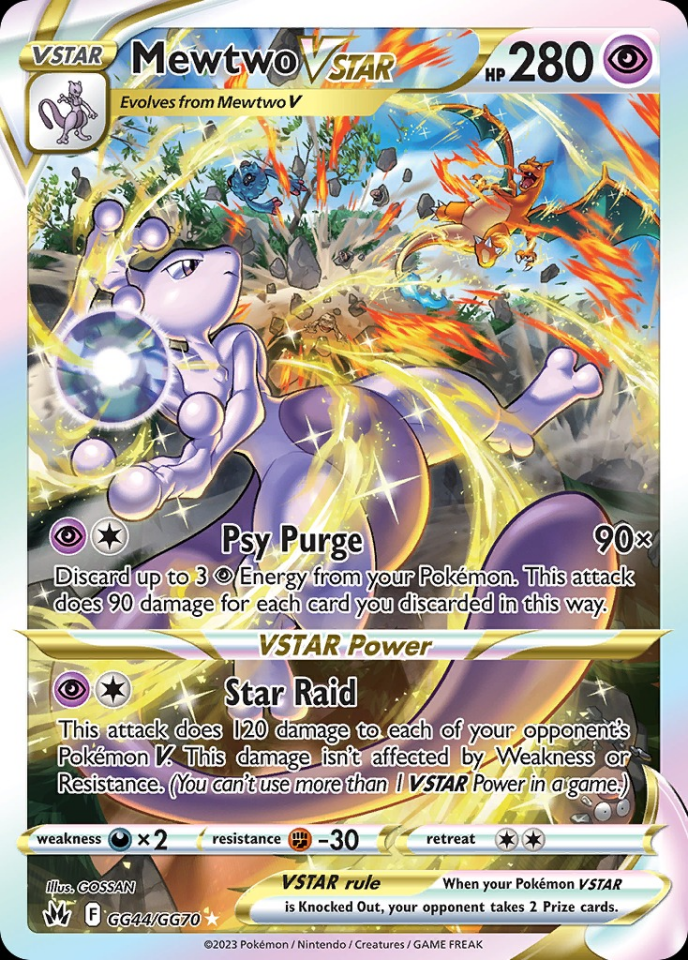Mewtwo VSTAR GG44/GG70 - Crown Zenith