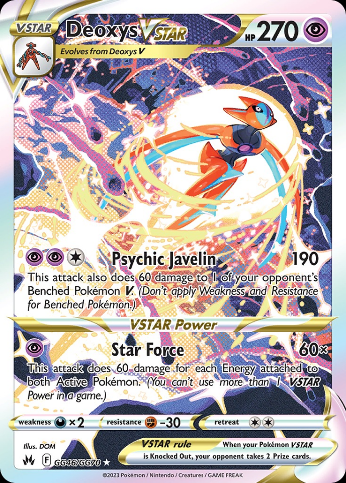 Deoxys VSTAR GG46/GG70 - Crown Zenith