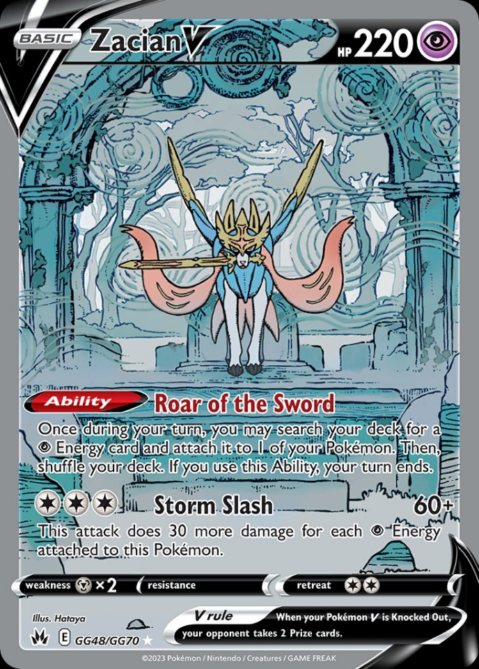 Zacian V GG48/GG70 - Crown Zenith