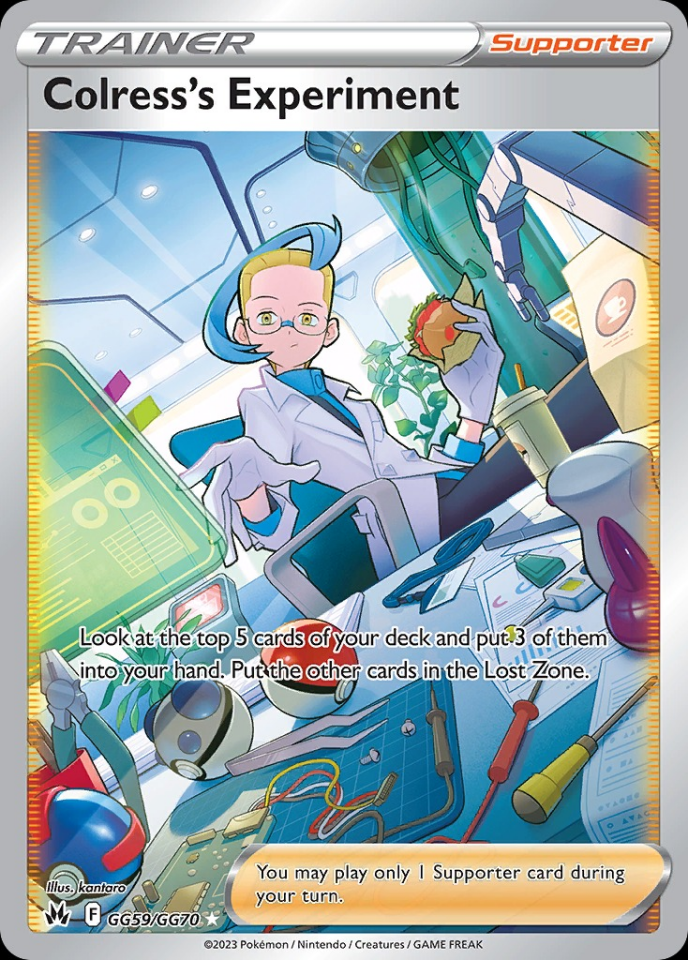 Colress's Experiment GG59/GG70 - Crown Zenith