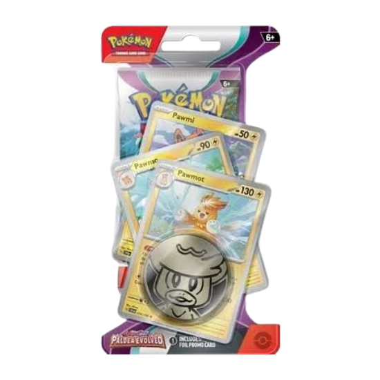 Pokémon - Paldea Evolved Premium Checklane Blister - Pawmot
