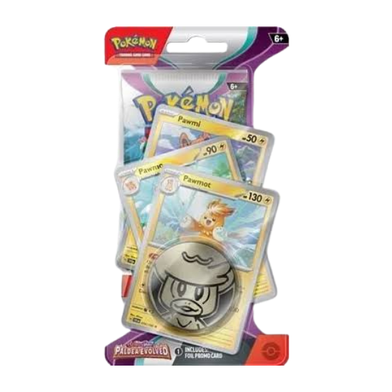 Pokémon - Paldea Evolved Premium Checklane Blister - Pawmot