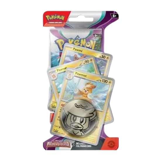 Pokémon - Paldea Evolved Premium Checklane Blister - Pawmot