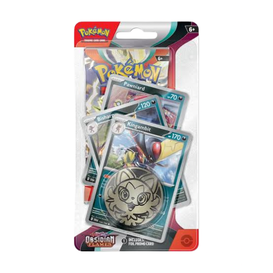 Pokémon - Obsidian Flames Premium Checklane Blister - Kingambit