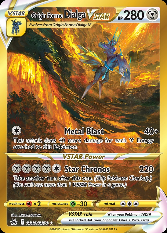 Origin Forme Dialga VSTAR GG68/GG70 - Crown Zenith