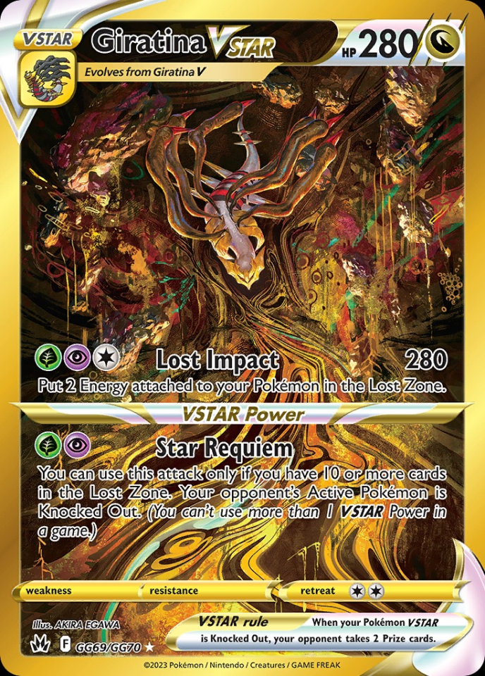 Giratina VSTAR GG69/GG70 - Crown Zenith
