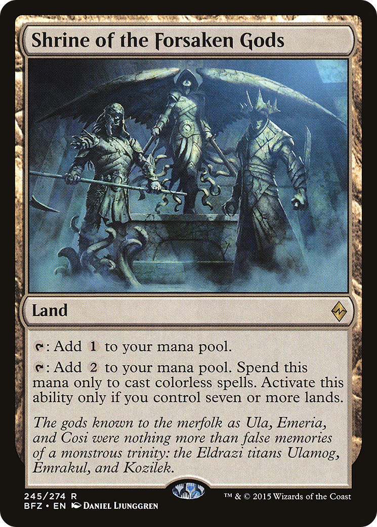 Shrine of the Forsaken Gods ( Traditional Foil )