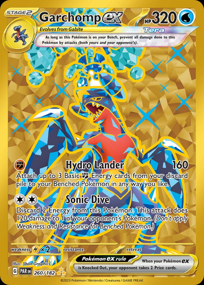 Garchomp ex 260/182 - Paradox Rift