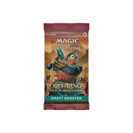 Magic: The Gathering The Lord of the Rings: Tales of Middle-Earth Draft Booster Pakedi - Tekli Paket / 15 Kart