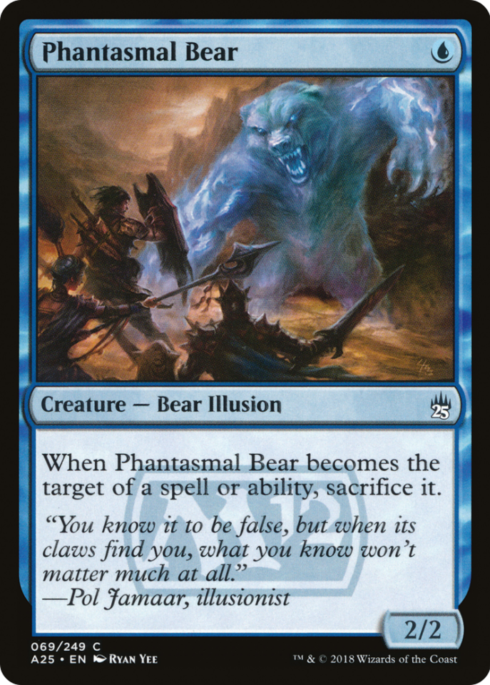 Phantasmal Bear ( Traditional Foil )