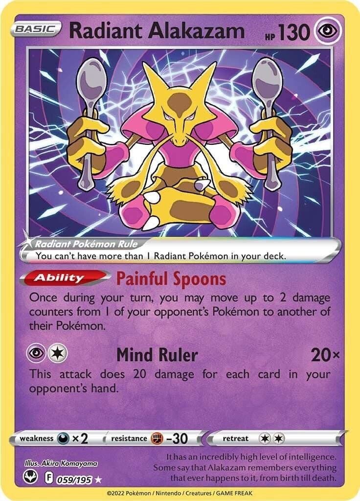 Radiant Alakazam 059/195 - Silver Tempest