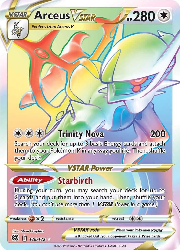 Arceus VSTAR 176/172 - Brilliant Stars